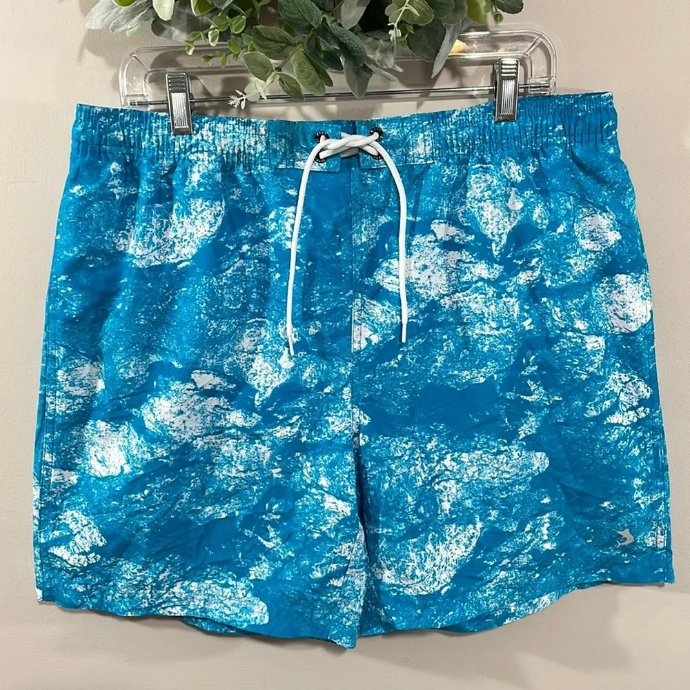 NWOT Reel Legends Performance Outfitters Swim Trunks Pull On Elastic Waist L